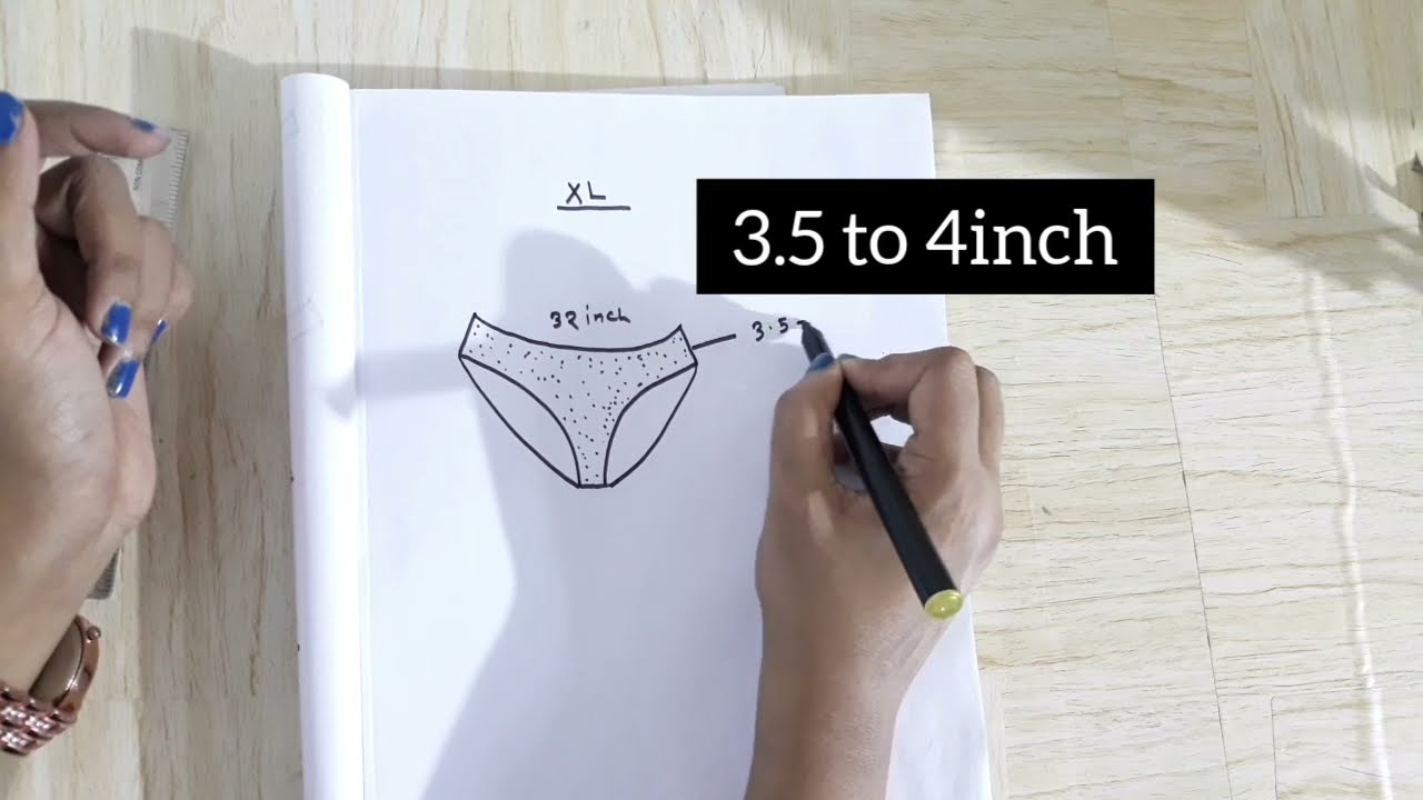How To Take Measurement For Underwear Making, Cutting and Stitching