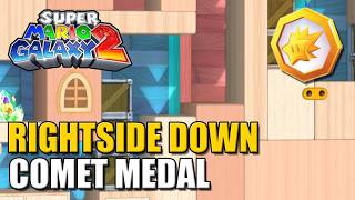Rightside Down Galaxy Comet Medal Location (Mario Galaxy 2 Guide)