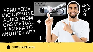 Send your microphone audio from OBS Virtual Camera to another app.