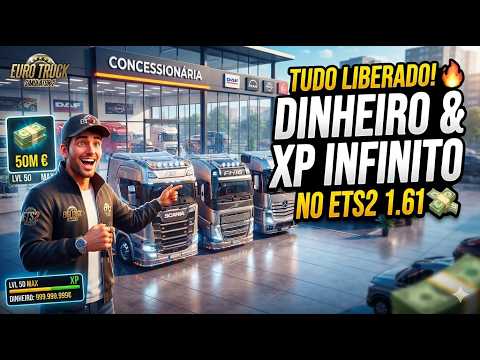 ETS2 1.61 How to Unlock All Dealerships, Infinite Money and XP 🤑