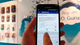 Registrierung "Mein o2" App screenshot 1
