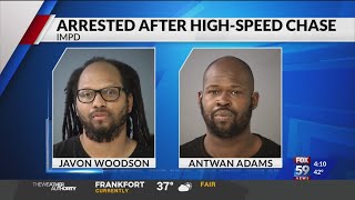 2 men arrested after high-speed chase