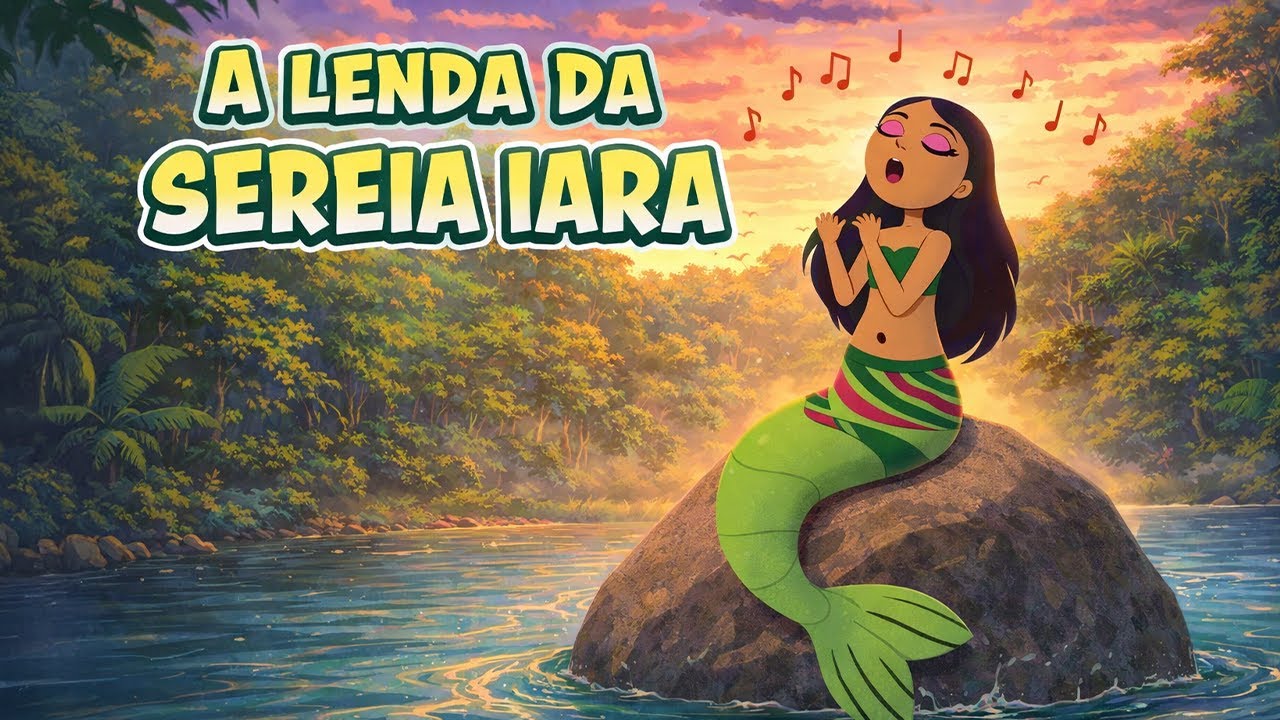 A LENDA DA SEREIA IARA 🎶🌊 (MÚSICA INFANTIL) | Animacriança - Lendas ...