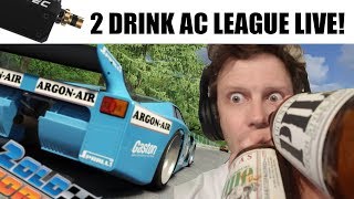 Assetto Corsa crazy drunk racing league!  LIVE