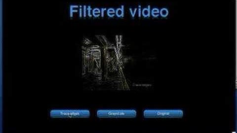 Realtime SVG filters on video