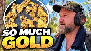 EVERY Prospector Dreams Of Finding A Gold Nugget Patch Like This!
