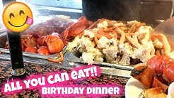 ORLANDO VLOG | ALL YOU CAN EAT SEAFOOD | BIRTHDAY DINNER 