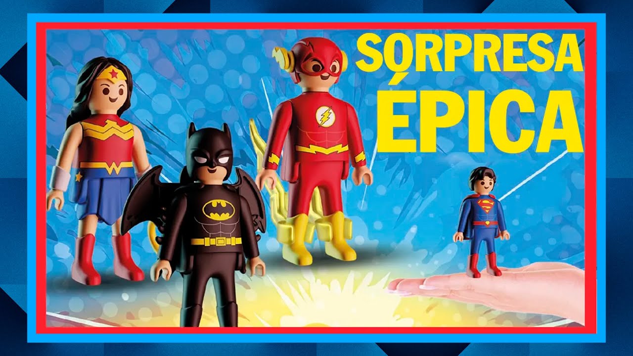Nuevos Huevos Kinder DC Comics Playmobil 🦸‍♂️ | ¡Descubre las sorpresas épicas! 🦇⚡️✨