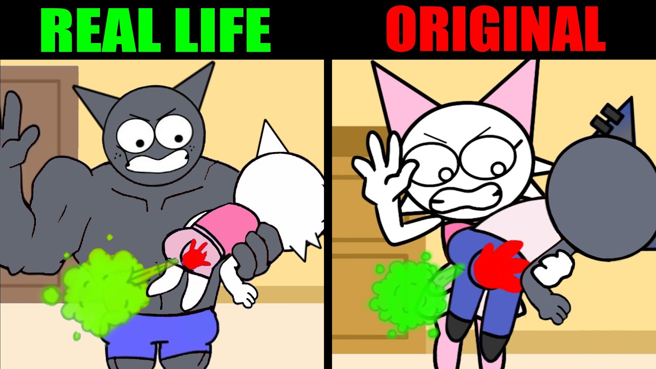 Best TikToks of Incredibox Sprunki | Wenda x Gray💨Something went wrong again💨| REAL LIFE vs ORIGINAL