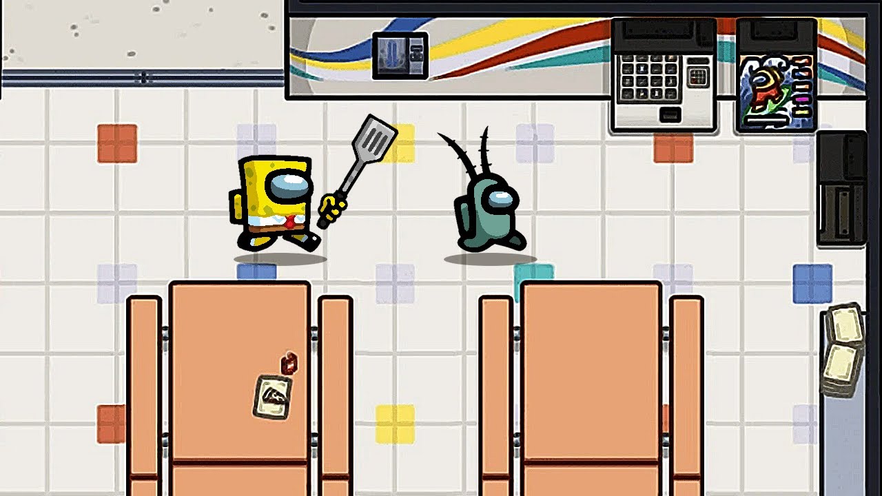 PLANKTON IMPOSTOR ROLE in Among Us