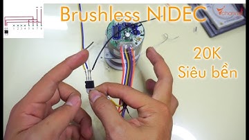 ✅ Cách đấu nối động cơ không chổi than NIDEC 6W - RẤT MẠNH, SIÊU RẺ, SIÊU BỀN
