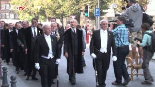 Le Cortège Ulg Traverse Le Centre-Ville De Liège
