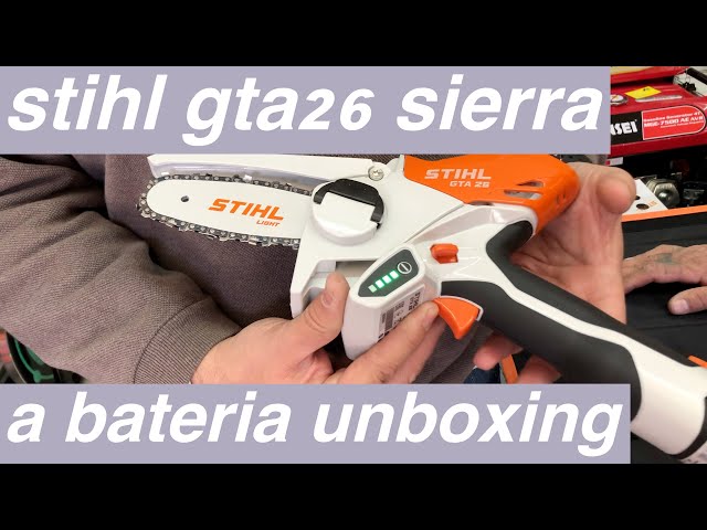 Conoce la mini sierra a batería GTA 26 STIHL 