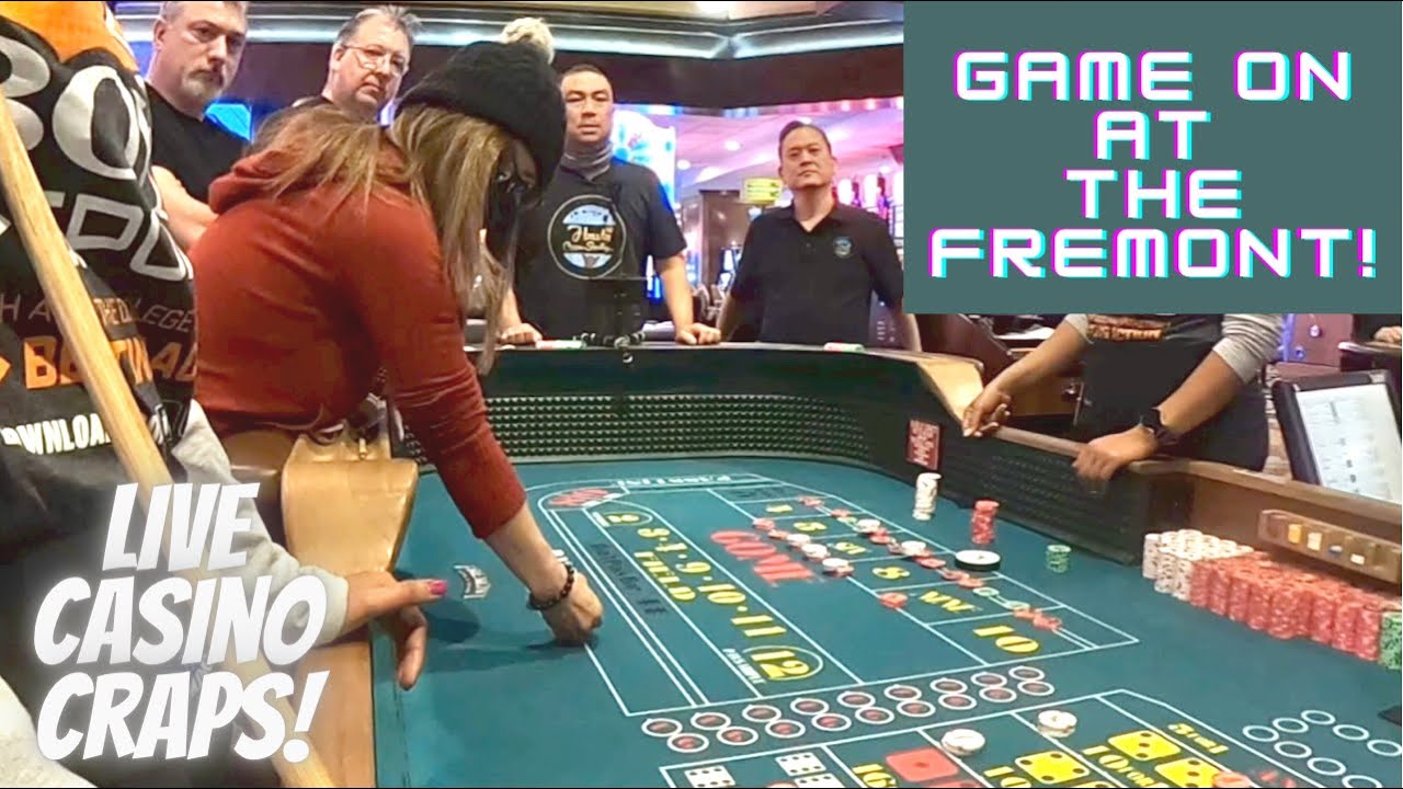 Live Casino Craps: It's GAME ON at the Fremont Hotel and Casino in Downtown  Las Vegas