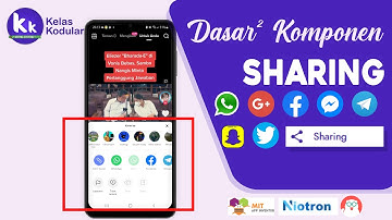 Sharing, berbagi - kodular | (MIT App Inventor,Appybuilder,Thunkable)