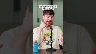 Doubling Down for Views  #funny #mrbeast #mrbeastpodcast #mrbeastshorts #podcast #podcastclips #fy