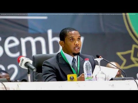 عاجل الأسطورة صامويل ايتو عبر مؤتمر صحفي كبير المغرب هي الأفضل في القارة الأفريقية