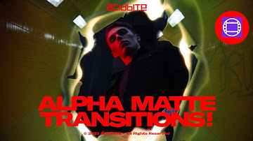 How to use Alpha Matte Transitions in Avid Media Composer Tutorial 2023