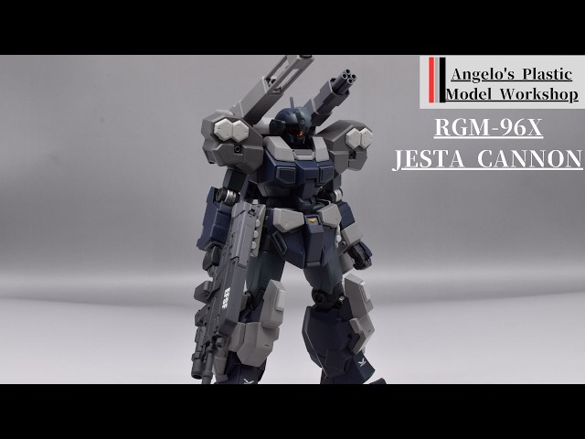 HG ジェスタキャノン 全塗装制作 - YouTube