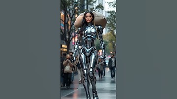 Enjoy the Future Technology, Beautiful Robot Lady #robot #shortsvideo #aiart