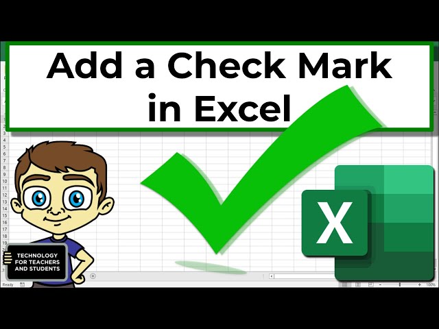 How to Insert a Check Mark / Tick in Excel & Google Sheets