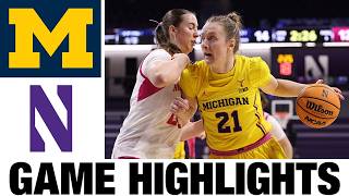 #7 Michigan vs Northwestern Highlights | Women's Basketball | College Basketball 2026
