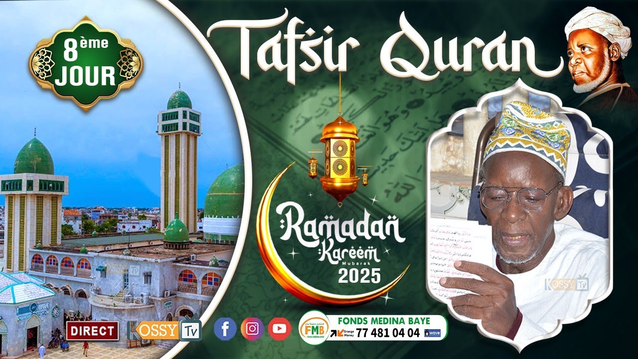 [🔴DIRECT ]Tafsir Quran ak Cheikh Mahy Ibrahim Niass | 8ème Jour Ramadan 2025