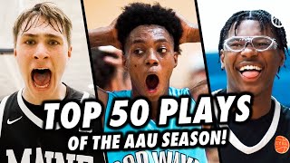 THE TOP 50 PLAYS OF THE 2023 AAU BASKETBALL SEASON! Ft. Cooper Flagg, Bryce James & More! by Ball Game 175,563 views 9 months ago 10 minutes, 1 second