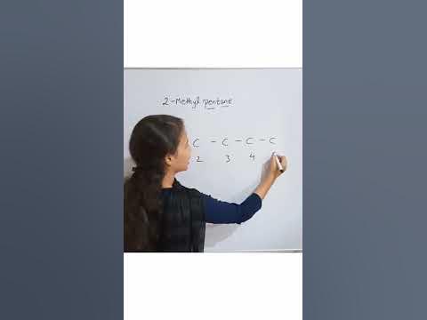 How to draw structure for 2-Methyl pentane - YouTube