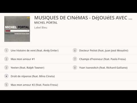 Michel Portal - Musiques de cinémas - Déjouées avec des amis jazzmen