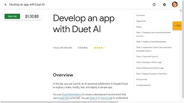 Develop an app with Duet AI