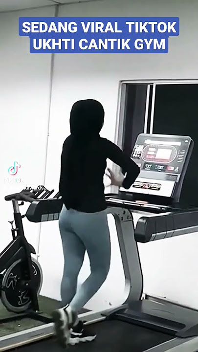 ukhti cantik gym sedang viral Di TOKTOK #viral #trendingtiktok #viraltiktok #ukhti #gym #fitness