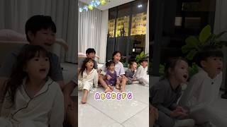 Winnie Hannie hát hò ABC song cùng bạn bè #shorts