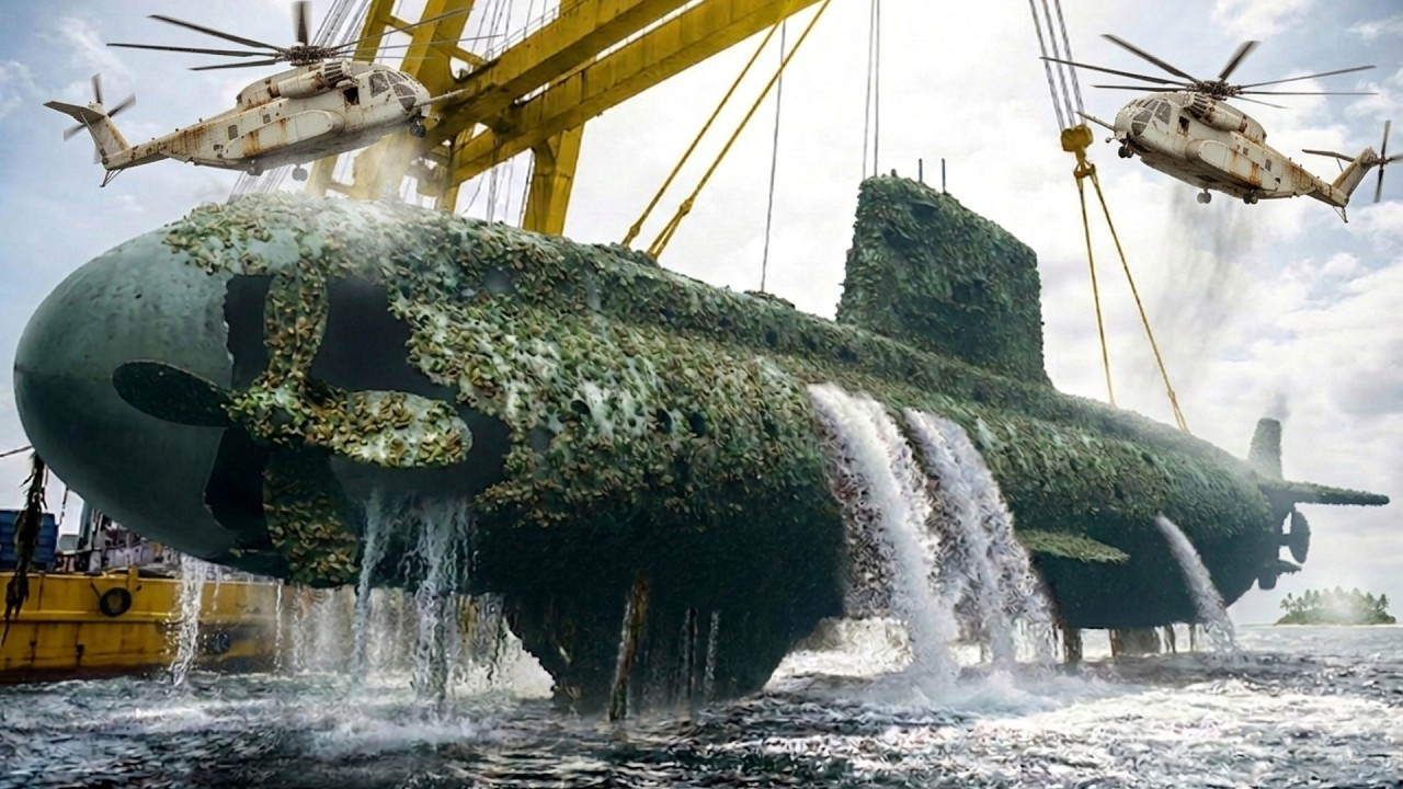 We Lifted an 9,000-Ton Nuclear Sub From the Abyss… Salvaging, and Restoring the Steel Monster