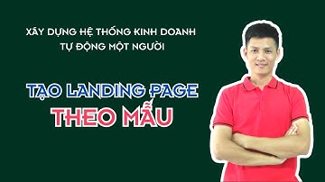 Tạo Landing Page Theo Mẫu Có Sẵn Trên Salekit.io