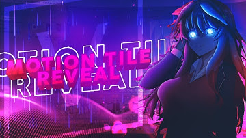 Motion Tile Reveal | Sony Vegas AMV Tutorial