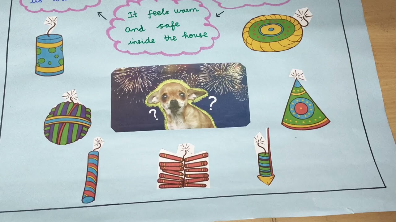 Dog and Fireworks Night Mind Map | TLM Chart Work | TLM English | TLM non working model English |