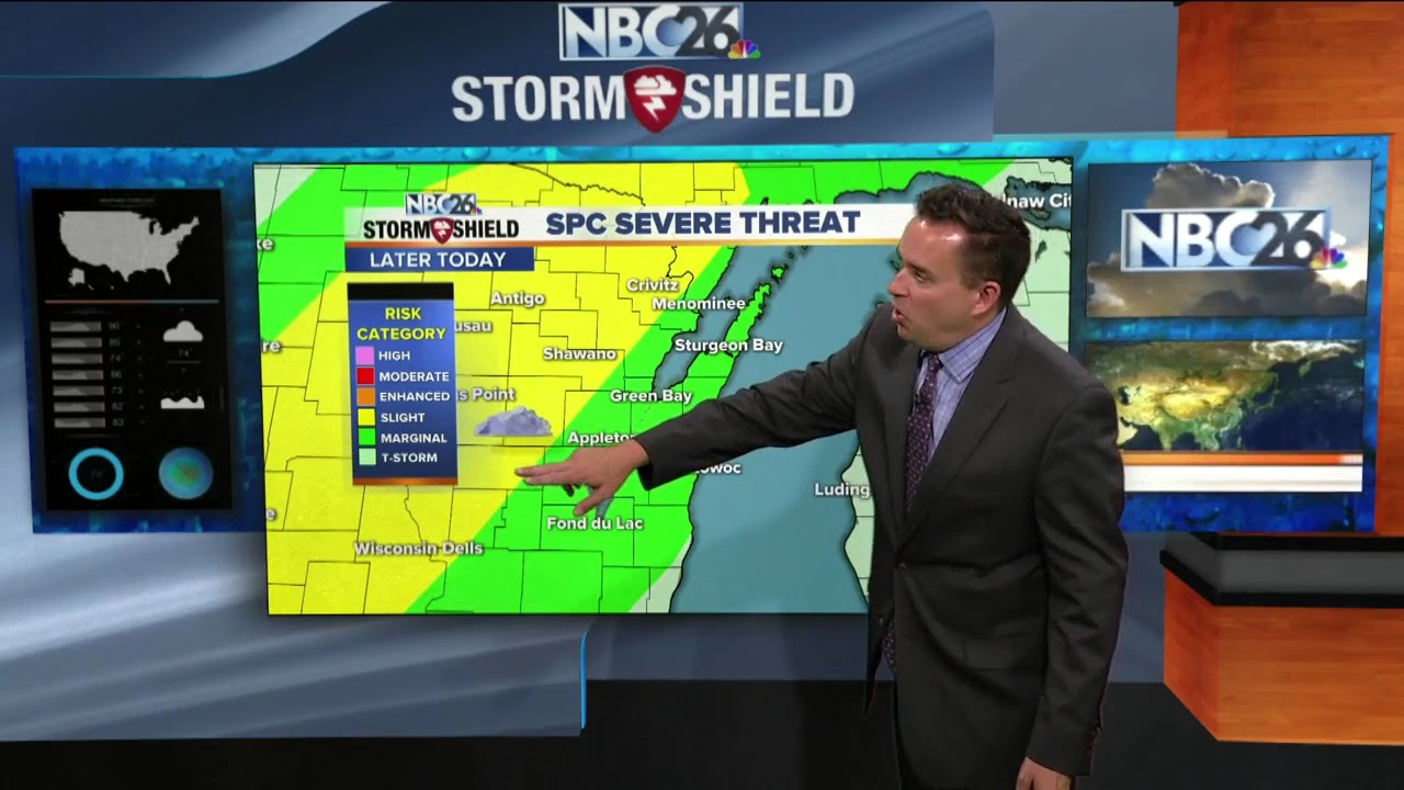 NBC26 Storm Shield weather forecast
