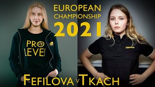 Beautiful Match | Margarita Fefilova v Kristina Tkach | 8 Ball European Championships screenshot 2