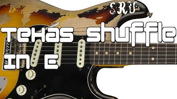 Texas Shuffle Backing Track In E | Stevie Ray Vaughan Style (SRV)