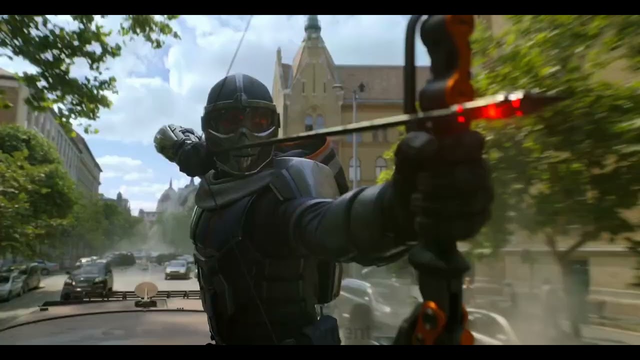 Natasha and Yelena Escaping... Taskmaster Fight Scene 