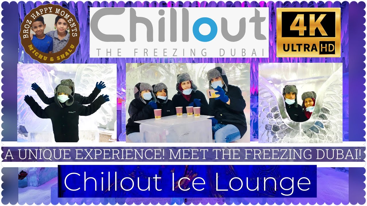 CHILLOUT ICE LOUNGE IN DUBAI## -6°C ## 4K video