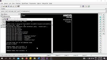 Simulation of Constant Strain Triangle on ANSYS APDL