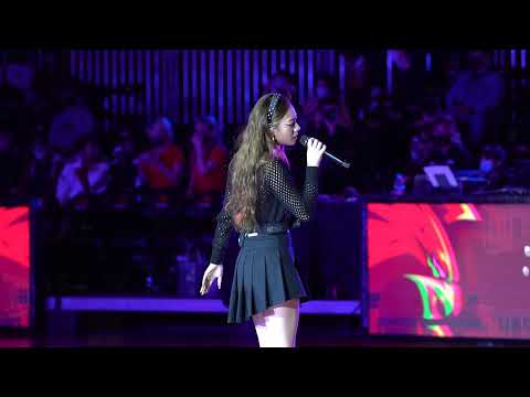 20220101 T1籃球聯盟 雲豹VS獵鷹--賽後演唱會--Julia Wu 吳卓源--七十億分之一