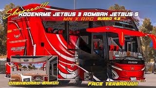 SHAREEE‼️KODENAME JETBUS 3 MN X RPC ROMBAK JETBUS 5😱🗿 STROBO NGALIR‼️DASHBOARD BARUU‼️BUSSID 4.2