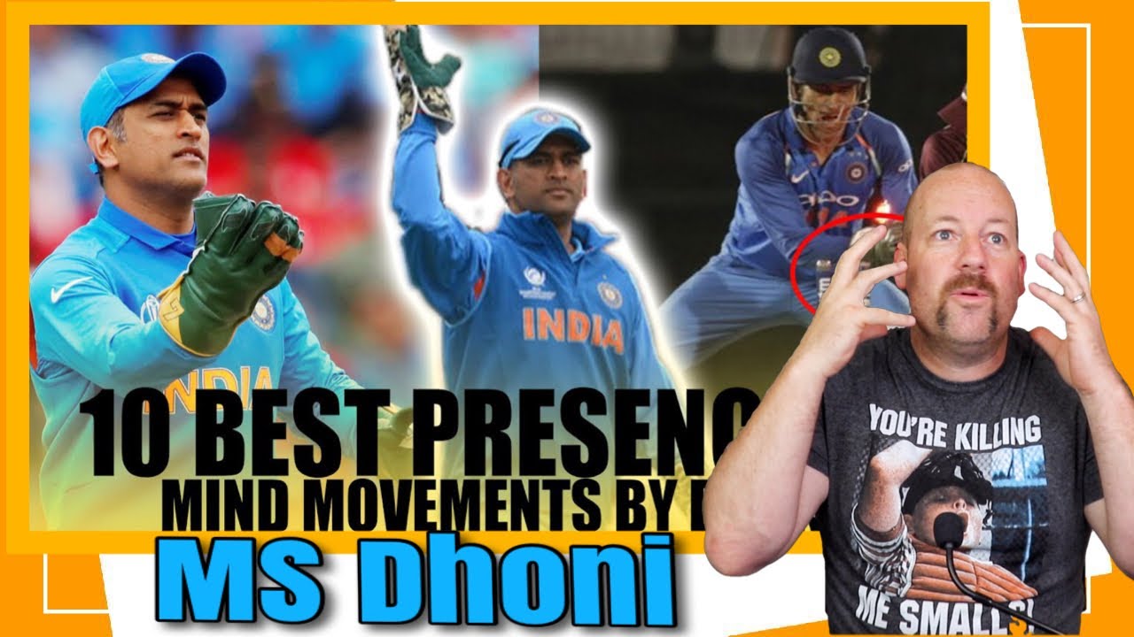 10 Best Presence of Mind Movements by MS Dhoni Reacton