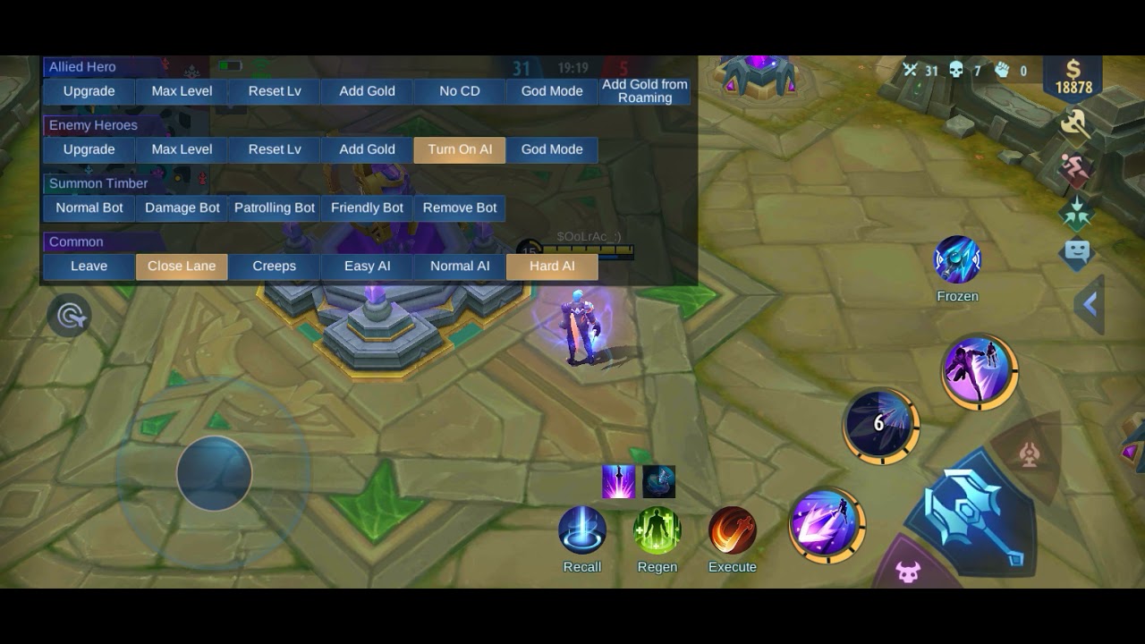 gusion practice mode