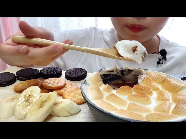 スモア🍪S'more Marshmallow Eating sound No talking