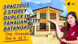 Spacious 2 Storey Duplex in Tanauan City | Katrina Model by Citta Maria | NEAR TO ALL