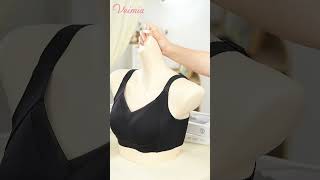 Veimia Instantly Make Big Breast Women Look Slim Wireless Minimizer Bra